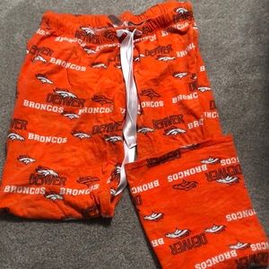 Denver Broncos pajama pants